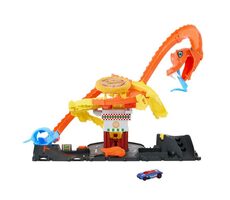Mattel Hot Wheels City Hladová kobra útočí na pizzerku