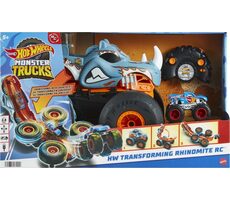 Mattel Hot Wheels RC Monster Trucks Transformující se Rhinomite / od 5 let