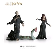 Schleich Wizarding World - Harry Potter 42684 Lord Voldemort Nagini a Bellatrix Lestrangeová / od 3 let 