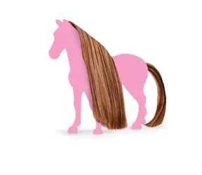 Schleich Horse Club 42651 Hnědé doplňky na ocas a hřívu / od 3 let 