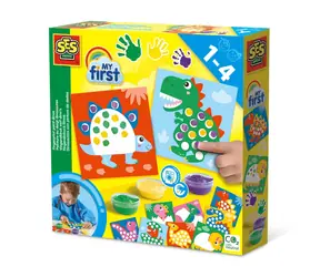 SES Prstové barvy - dobarvi si dinosaura / od 1 roku 