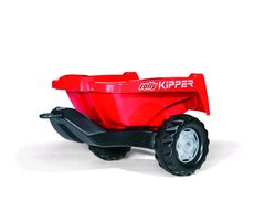 Rollytoys Vlečka za traktor KIPPER malá červená / od 3 let 