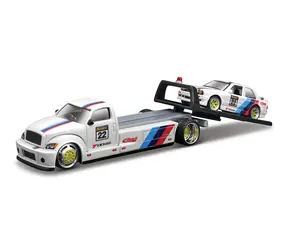 Maisto Design Elite Transport Maisto Flatbed + 1988 BMW M3 / měřítko 1:64 / od 8 let 