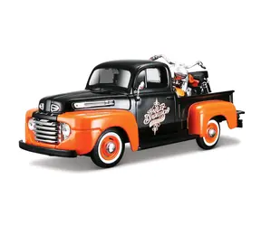Maisto Harley-Davidson Custom 1948 Ford F-1 Pick up + 1958 FLH Duo Glide / měřítko 1:24 / od 8 let 