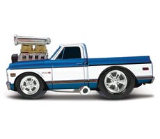 Maisto Muscle Machines - 1972 Chevrolet C10 Pickup modro-bílá / měřítko 1:64 / od 8 let 