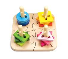 Hape Kreativní dřevěné puzzle / od 18 měsíců 