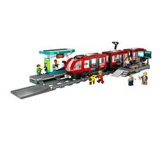 LEGO® City 60423 Tramvaj a zastávka v centru města / Počet dílků: 811 / od 7 let