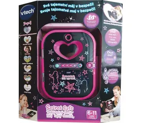 Vtech Kidi Secret Safe - Můj tajný deník černá / CZ verze / od 6 let 