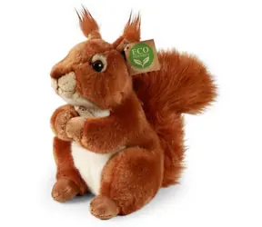 RAPPA Plyšová veverka sedící 23 cm / ECO-FRIENDLY / od 0 měsíců 