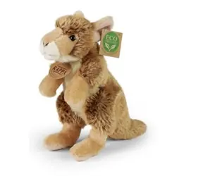 RAPPA Plyšový klokan 20 cm / ECO-FRIENDLY / od 0 měsíců 