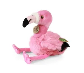 RAPPA Plyšový plameňák 20 cm / ECO-FRIENDLY / od 0 měsíců 