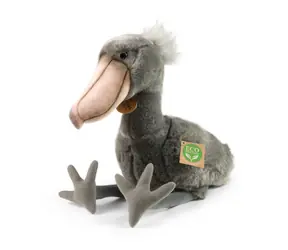 RAPPA Plyšový pták člunozobec 33 cm / ECO-FRIENDLY / od 0 měsíců 