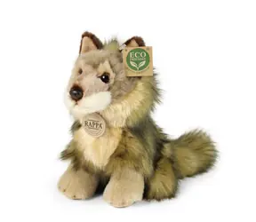RAPPA Plyšový vlk/kojot 20 cm / ECO-FRIENDLY / od 0 měsíců 
