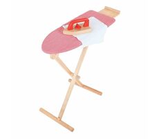 Bigjigs Toys Dřevěné žehlicí prkno s žehličkou / od 3 let