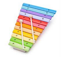 Bigjigs Toys Dřevěný xylofon / od 1.5 roku