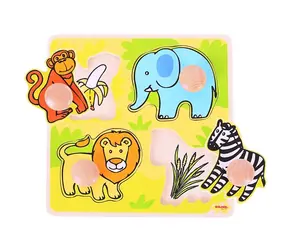 Bigjigs Toys Moje první vkládací puzzle safari / od 1 roku