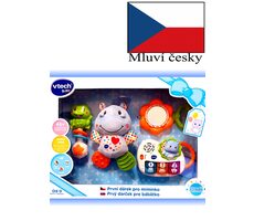 Vtech První dárek pro miminko modrá / CZ verze / od 0 měsíců 
