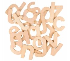 Bigjigs Toys Dřevěná abeceda malá písmena / od 3 let