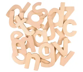 Bigjigs Toys Dřevěná abeceda malá písmena / od 3 let