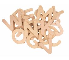 Bigjigs Toys Dřevěná abeceda velká písmena / od 3 let
