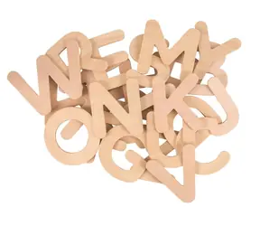 Bigjigs Toys Dřevěná abeceda velká písmena / od 3 let