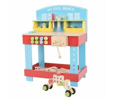 Bigjigs Toys Dřevěný pracovní stůl / od 3 let