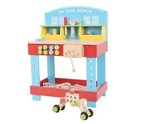 Bigjigs Toys Dřevěný pracovní stůl / od 3 let