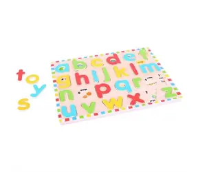 Bigjigs Toys Anglická malá abeceda s obrázky / od 3 let