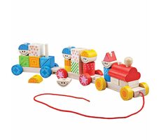 Bigjigs Baby Dřevěný vláček s nasazováním / od 3 let