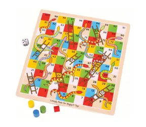 Bigjigs Toys Žebříky a hadi 2 / od 3 let