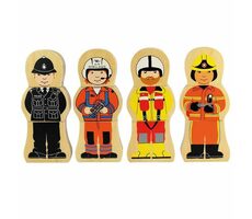 Bigjigs Toys Dřevěné puzzle profese / od 2 let