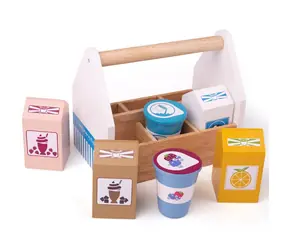 Bigjigs Toys Koktejlové výrobky v přenosné krabičce / od 3 let