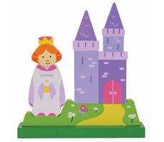 Bigjigs Toys Magnetické vertikální puzzle zámek / od 18 měsíců
