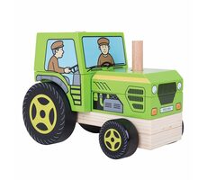 Bigjigs Baby Nasazování traktor / od 12 měsíců