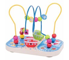 Bigjigs Baby Dřevěný motorický labyrint moře / od 12 měsíců