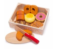 Bigjigs Toys Krájecí pečivo v krabičce