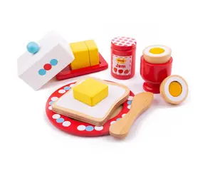 Bigjigs Toys Dřevěný set snídaně / od 3 let