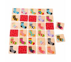 Bigjigs Toys Ponožkové pexeso / od 18 měsíců