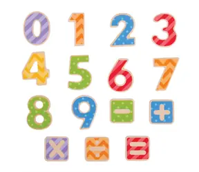 Bigjigs Toys Magnetické barevné číslice / od 3 let