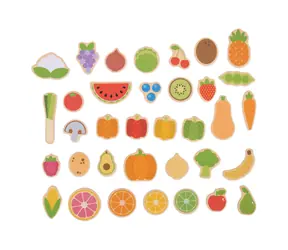 Bigjigs Toys Magnetky ovoce a zelenina / od 3 let