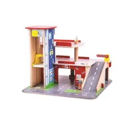 Bigjigs Toys Garáž s parkovištěm / od 3 let