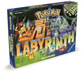 Ravensburger Labyrinth Pokémon Noční edice / Délka hry: 20 minut / Počet hráčů: 2-4 / od 7 let
