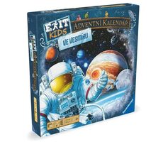 Ravensburger EXIT Kids Adventní kalendář: Ve vesmíru / od 6 let