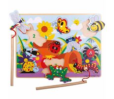 Bigjigs Toys Dřevěné chytání hmyzu / od 18 měsíců