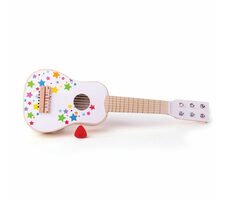 Bigjigs Toys Dřevěná kytara star / od 3 let