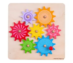 Bigjigs Toys Ozubená kolečka / od 12 měsíců