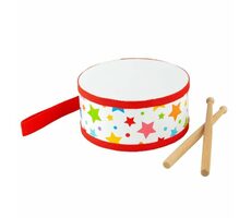 Bigjigs Toys Dřevěný bubínek hvězdičky / od 10 měsíců