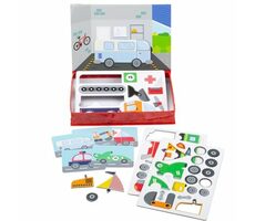 Bigjigs Toys Magnetické puzzle Mechanik / od 3 let