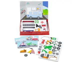 Bigjigs Toys Magnetické puzzle Mechanik / od 3 let