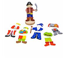Bigjigs Toys Magnetické oblékací puzzle mystické postavy / od 3 let